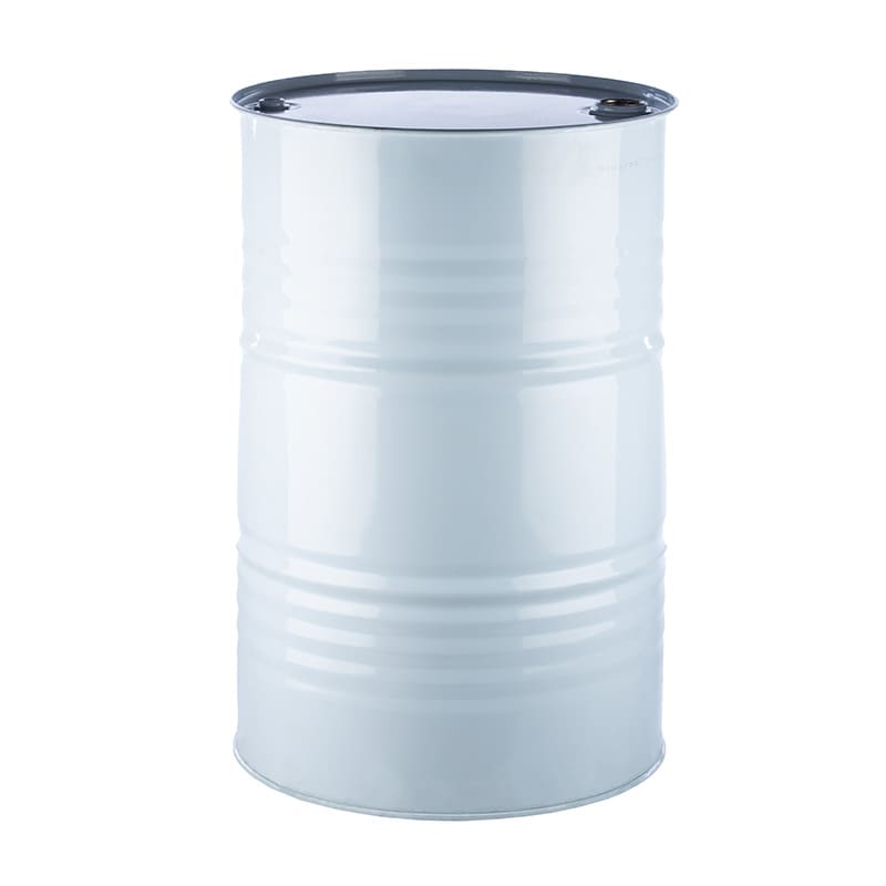Reconditioned Tight Head Metal Drum 210 Litre (White)