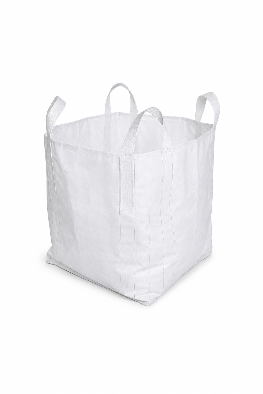 White Reconditioned Jumbo Bag with four lifting loops