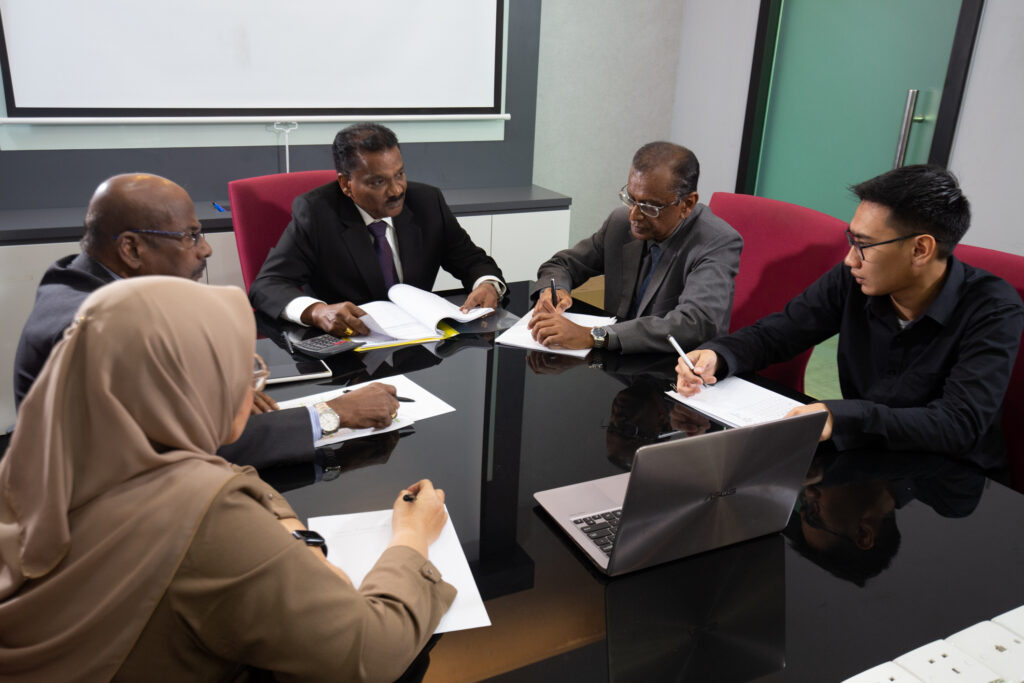 Ranama team in a working meeting