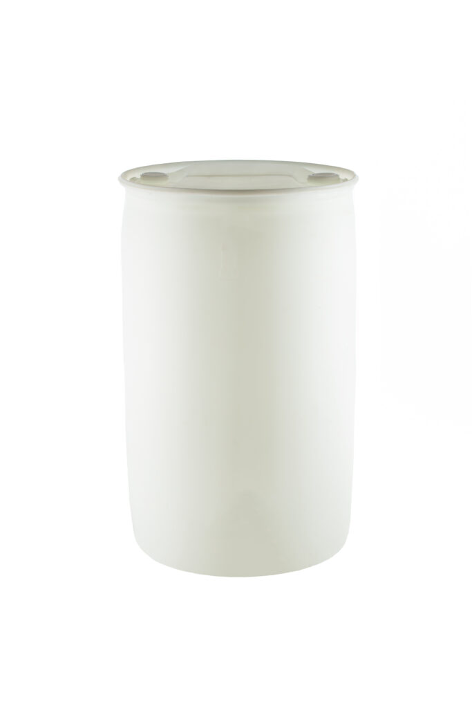 Reconditioned HDPE Tight Head 220L Drum in white